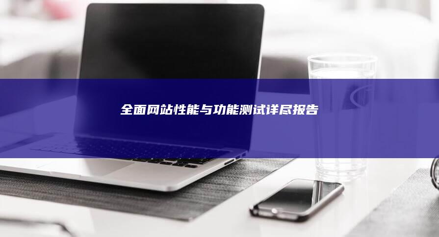 全面网站性能与功能测试详尽报告